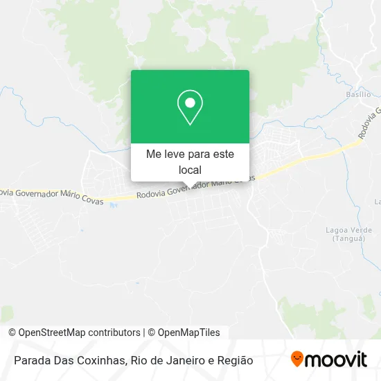 Parada Das Coxinhas mapa