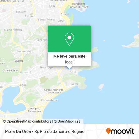 Praia Da Urca - Rj mapa