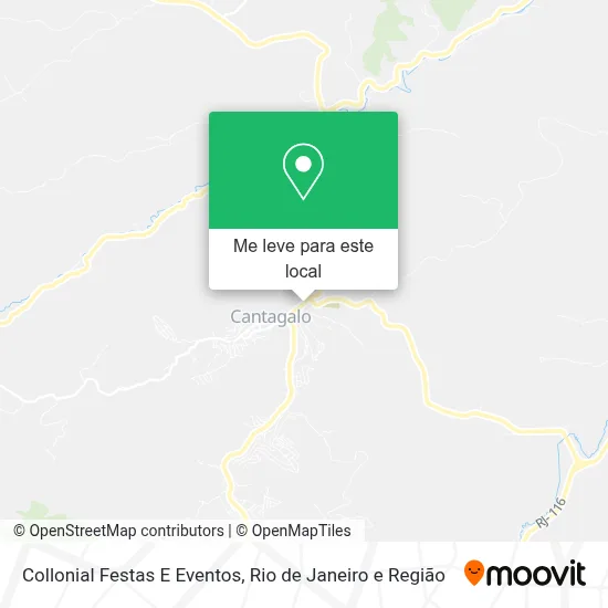 Collonial Festas E Eventos mapa