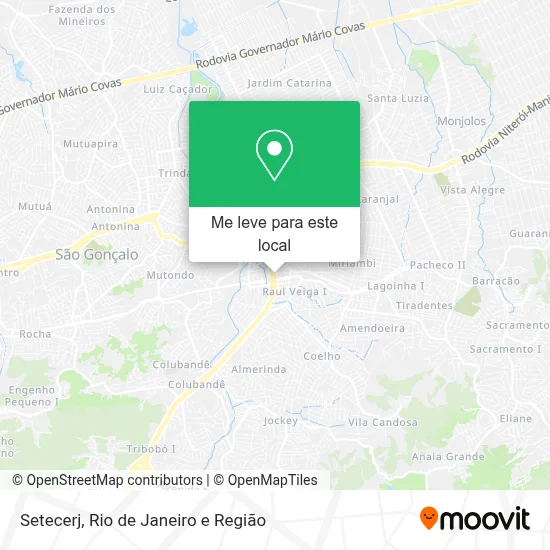 Setecerj mapa