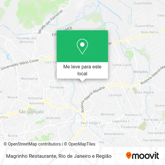 Magrinho Restaurante mapa