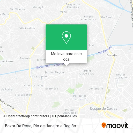 Bazar Da Rose mapa