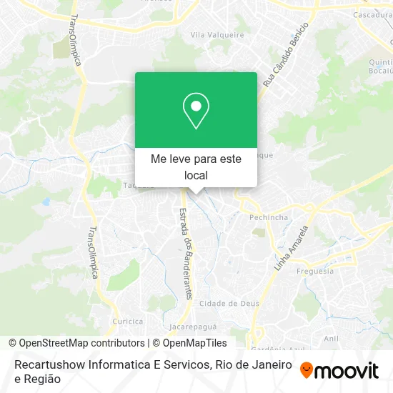 Recartushow Informatica E Servicos mapa