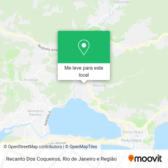 Recanto Dos Coqueiros mapa