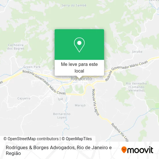 Rodrigues & Borges Advogados mapa
