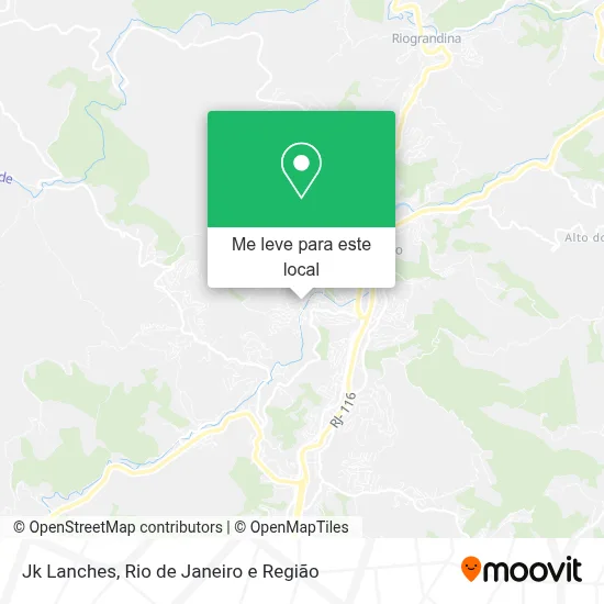 Jk Lanches mapa