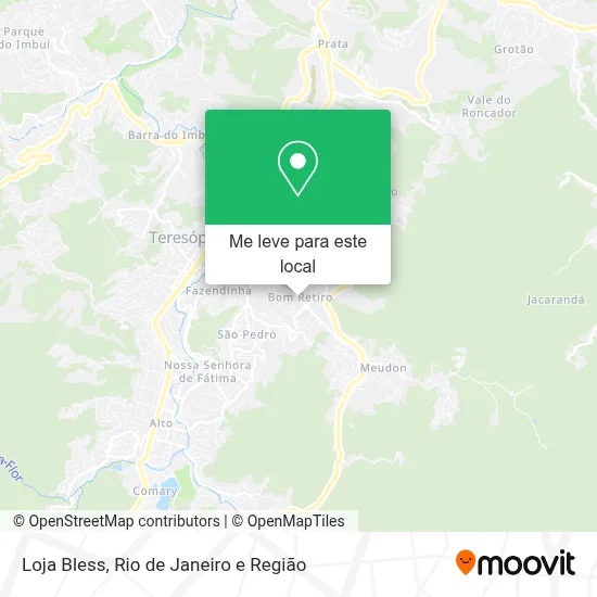 Loja Bless mapa