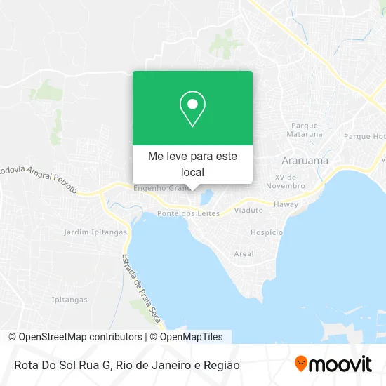 Rota Do Sol Rua G mapa