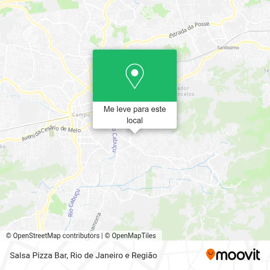 Salsa Pizza Bar mapa