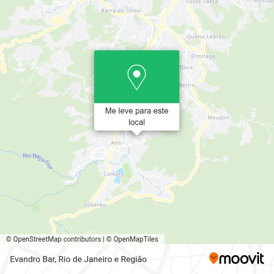 Evandro Bar mapa