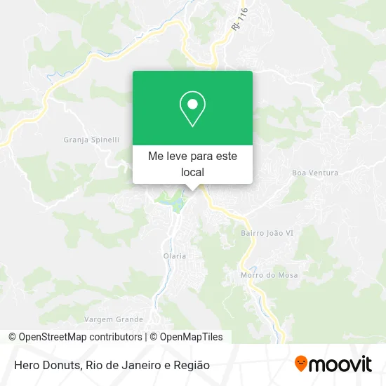 Hero Donuts mapa