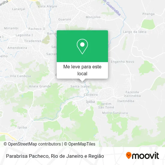Parabrisa Pacheco mapa