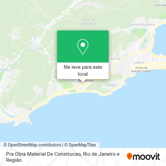 Pra Obra Material De Construcao mapa