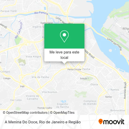 A Menina Do Doce mapa