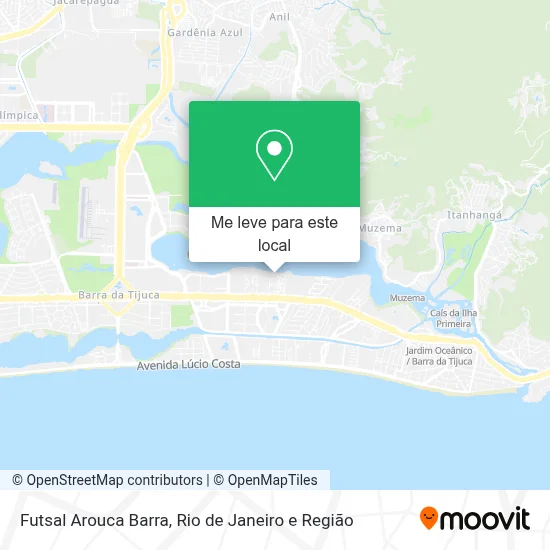 Futsal Arouca Barra mapa