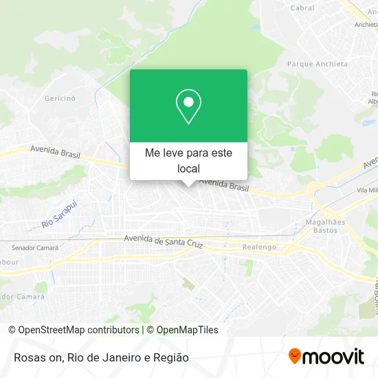 Rosas on mapa