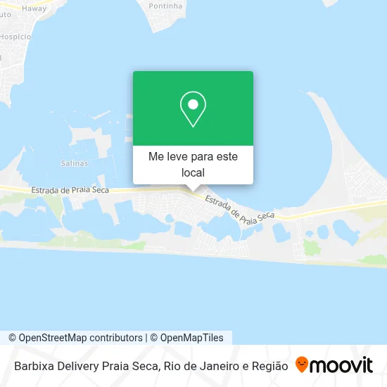 Barbixa Delivery Praia Seca mapa