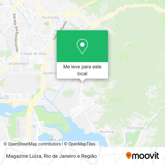 Magazine Luiza mapa