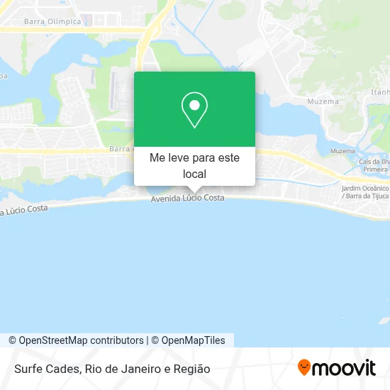 Surfe Cades mapa
