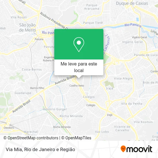 Via Mia mapa