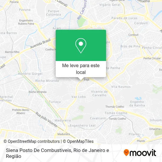 Siena Posto De Combustiveis mapa