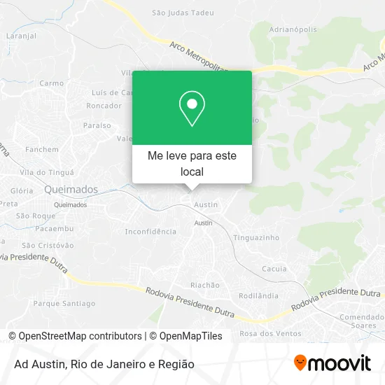 Ad Austin mapa
