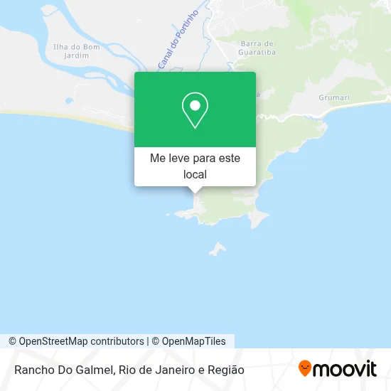 Rancho Do Galmel mapa