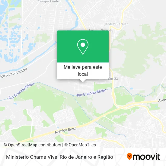 Ministerio Chama Viva mapa