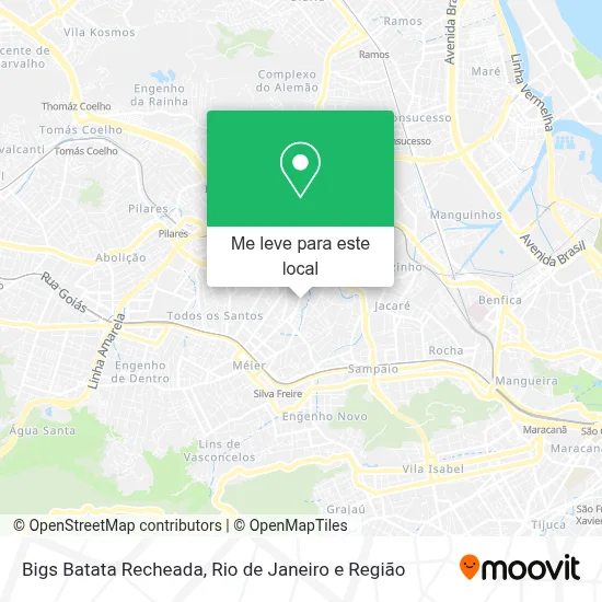 Bigs Batata Recheada mapa