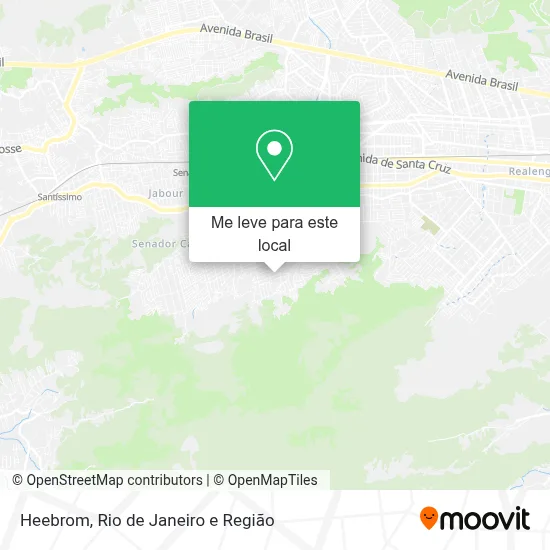Heebrom mapa