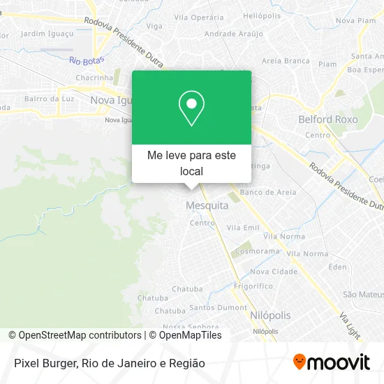 Pixel Burger mapa