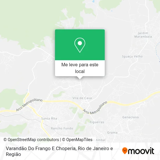 Varandão Do Frango E Choperia mapa