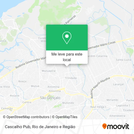 Cascalho Pub mapa