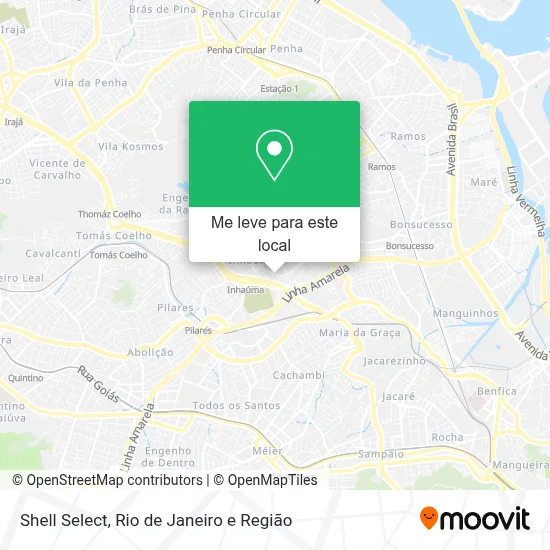Shell Select mapa