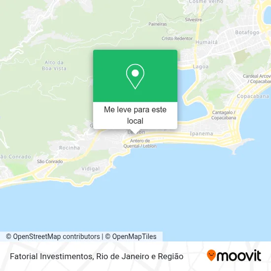 Fatorial Investimentos mapa