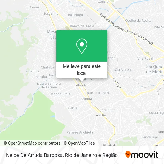 Neide De Arruda Barbosa mapa