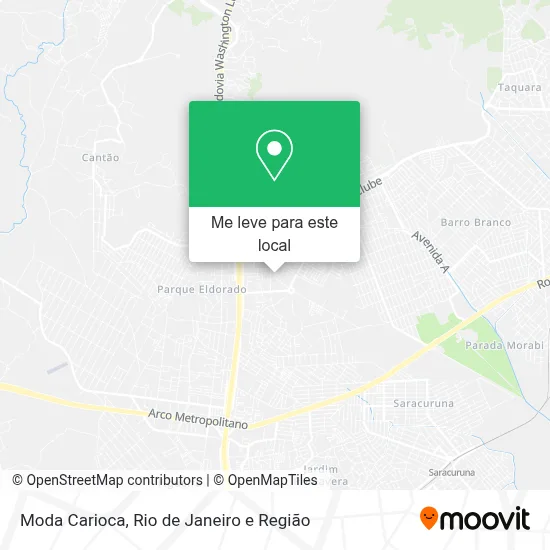 Moda Carioca mapa