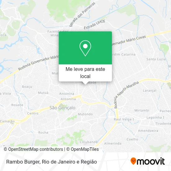 Rambo Burger mapa