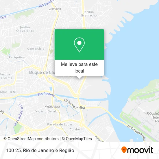 100 25 mapa
