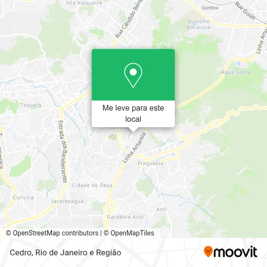 Cedro mapa