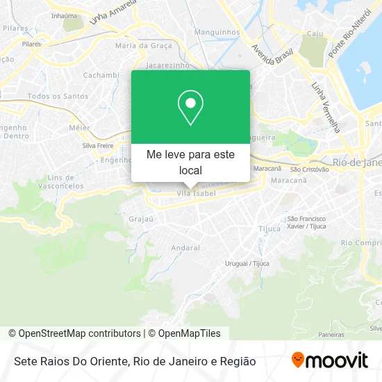 Sete Raios Do Oriente mapa