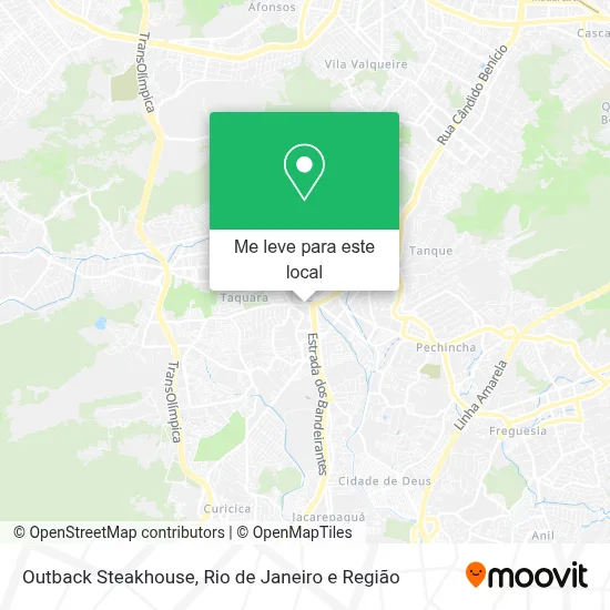 Outback Steakhouse mapa