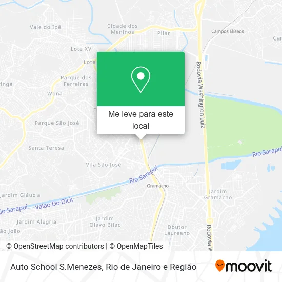 Auto School S.Menezes mapa