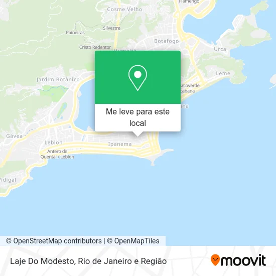 Laje Do Modesto mapa