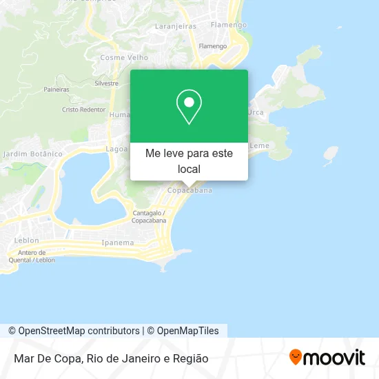 Mar De Copa mapa