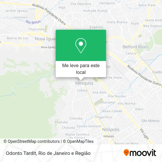 Odonto Tardit mapa