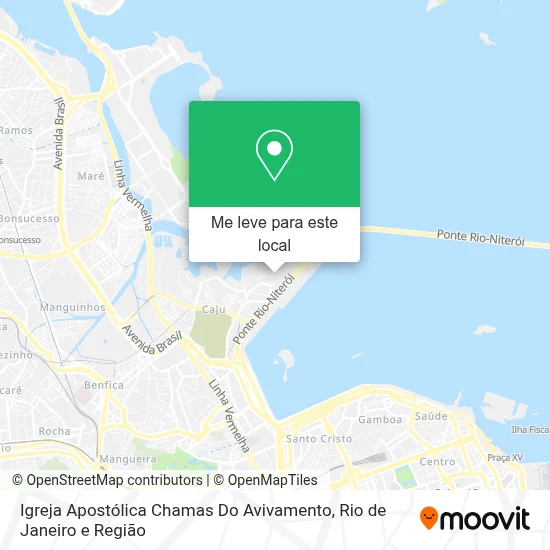 Igreja Apostólica Chamas Do Avivamento mapa