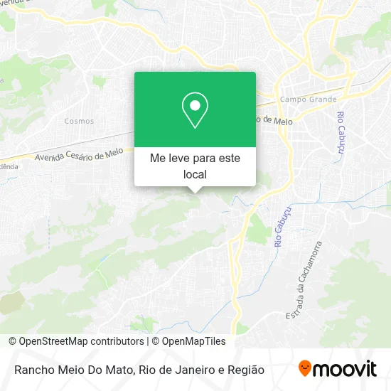 Rancho Meio Do Mato mapa
