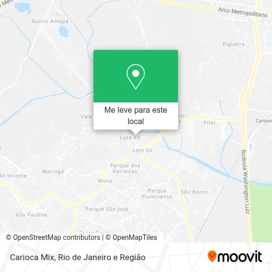 Carioca Mix mapa
