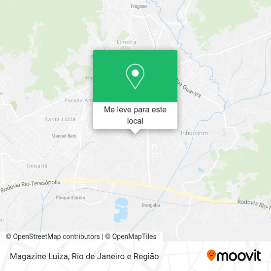 Magazine Luiza mapa